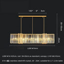 GobekUsa Luxe E14 LED Crystal Pendant Chandelier: Elegant Dining Room Lighting