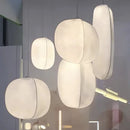 GobekUsa Japanese Silk Pendant Lights for Wabi Sabi Nordic Chandeliers and Home Decoration