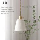 GobekUsa Japanese Ceramic Pendant Light Scandinavian Style Luxury Lamp