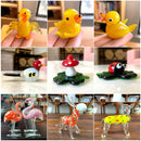 GobekUsa Glass Animal Figurines: Hand Blown Art Collectibles for Home Decor & Gifts