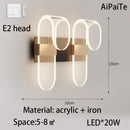 GobekUsa Acrylic Lustre Chandelier for Living Room, Bedroom, Kitchen - Hanging Ceiling Lamps
