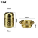 GobekUsa Industrial Metal Lamp Base Holder E26 E27 Light Sockets for Pendant Shade
