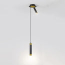Modern Aluminum LED Pendant Light With Dual Spotlights