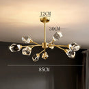 GobekUsa Crystal Chandelier: Luxury Living Room Dining Ceiling Light