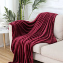 GobekUsa Cozy Flannel Warm Blanket: Soft Plush Coral Fleece Bed Cover & Shawl