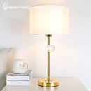 GobekUsa Golden Crystal Bedside Lamp: Modern, Cozy, Romantic Night Light