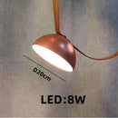 GobekUsa Leather Pendant Light: Modern Nordic DIY Chandelier for Home and Office Decor