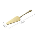 GobekUsa Gold Cake Shovel Spatula: Wedding Party Baking Pastry Serve Restaurant Silverware