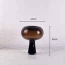 GobekUsa Geometric Glass Vase Disc Flower Arranger Terrarium Home Decor Accessory