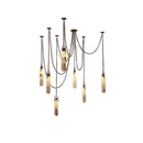 GobekUsa Gold Chrome LED Chandelier for Dining Room - 2025 Marble Design