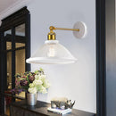 GobekUsa Iron Net Wall Lamp: Modern Metal Cage Bedroom Lighting