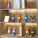 GobekUsa Bear TV Cabinet Sculpture Decor Piggy Bank, Home Decoration Art Statue