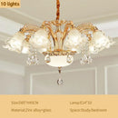 GobekUsa Crystal Ceiling Chandelier for Modern Luxury Living Room & Hotel Lobby