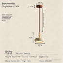 Wabi-Sabi Yellow Travertine Stone Pendant Light