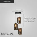 GobekUsa LED Glass Pendant Chandelier for Kitchen Dining Bar Décor