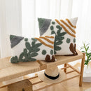 GobekUsa Bohemian Loop Plush Cushion Cover for Living Room Sofa