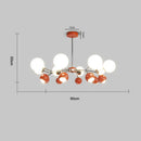 GobekUsa Cream Living Room Pendant Lamp Magic Bean Restaurant Medieval Bedroom Light