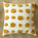 GobekUsa Geometric Tufted Embroidered Cotton Canvas Cushion Cover 45*45cm
