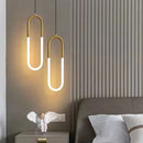 GobekUsa Gold Black LED Pendant Light: Single/Double Head, Long Line Hanging Lamp