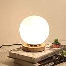 GobekUsa Glass Ball Table Lamp: Creative Warm Night Lighting for Bedroom Decor
