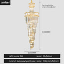 GobekUsa Crystal Chandelier | French Simple Design for Dining Room, Living Room, and Master Bedroom