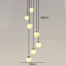 GobekUsa LED Pendant Light Chandeliers for Living Room Staircase Indoor Lighting