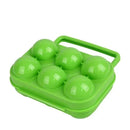 GobekUsa Egg Holder Storage Box: Modern Plastic Container with 6/12 Grids