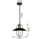 GobekUsa Iron Pendant Light for Dining Room, Kitchen, and Bedroom