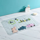 GobekUsa Cartoon Non-Slip Bathroom Mat with Suction Cup for Child Bathtub Eco-Friendly