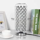 GobekUsa Crystal Touch Bedside Lamp Dimmable USB Charging Eye-Protection Design