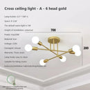 GobekUsa LED Ceiling Chandelier: Modern Light Fixture for Living Room, Bedroom, Hall - Indoor Home Decor