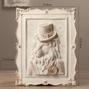 GobekUsa Earl Cat Resin Pendant Wall Decoration Frame for a Whimsical Touch.