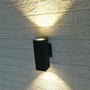 GobekUsa GU10 COB 10w Waterproof Up Down Outdoor Wall Lamp - Square Lighting