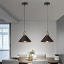 GobekUsa Black Aluminium Modern Pendant Light for Living Room Dining Table Decor
