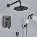 GobekUsa Black Antique Wall-Mounted Bathroom Rain Shower System