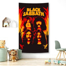 GobekUsa Black Sabbath Metal Band Rock Music Wall Tapestry