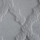 GobekUsa Fluffy Embroidery Diamond Cushion Cover for Home Decor - 45x45cm