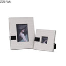 GobekUsa Leather Photo Frame | Modern Design Picture Frame Bedside Table & Desk Décor