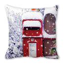 GobekUsa Christmas Short Plush Pillowcase 45x45cm Home Decor