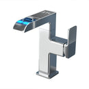 GobekUsa LED Waterfall Basin Faucet with Temperature Display - 360° Rotation