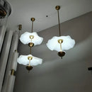 GobekUsa Lotus Leaf Pendant Lamp - Gold Metal Art Deco Lighting for Home, Restaurant, Shop