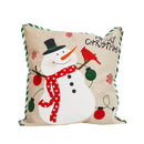 GobekUsa Christmas Embroidered Pillowcase 45x45cm - Festive Home Decorative Cushions