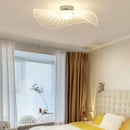 GobekUsa Lotus Leaf LED Chandelier: Modern Nordic Dimming Pendant Light for Living Room and Bedroom