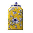 GobekUsa Blue White Porcelain General Jar Flower Vase Crafts Home Decor Jar