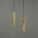 GobekUsa Bamboo Tube Pendant Lights for Tea Room Restaurant Kitchen Dining, Wire Adjustable