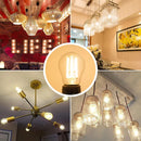GobekUsa LED Filament Globe Bulbs G45 E27 6.5W High Lumens Ultra Bright Glass Bulbs
