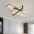 GobekUsa LED Rectangular Chandelier Art Ceiling Light for Living Room Bedroom
