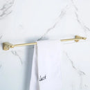 GobekUsa Gold Bathroom Hardware Set: Towel Rack, Shelf, Paper Holder, Towel Holder, Toilet Brush Holder