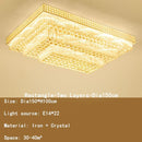 GobekUsa Crystal LED Chandelier: Light Luxury Ceiling Lamps for Living Room, Bedroom, Kitchen, Hotel