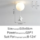 GobekUsa Kids Cartoon Panda Polar Bear Ceiling Light Chandelier for Boys and Girls' Bedroom